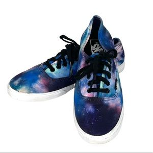 Vans Cosmic Galaxy Low Top Sneakers Blue White Pink Size Women’s 6.5 Men’s 5